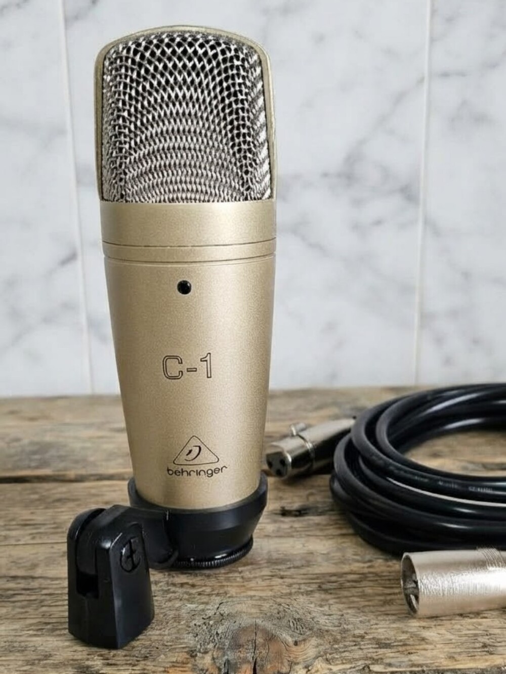 NWOT Behringer C-1 Studio Condenser Microphone + XLR Cable (New)